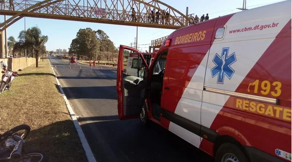 Colisão entre motos acaba em morte no Recanto das Emas