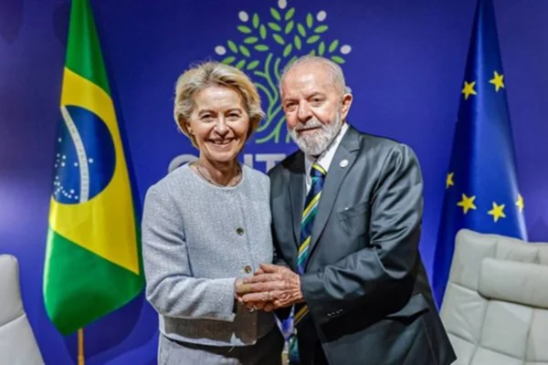 Mercosul-UE: Lula se encontrará com Von der Leyen no Rio na sexta