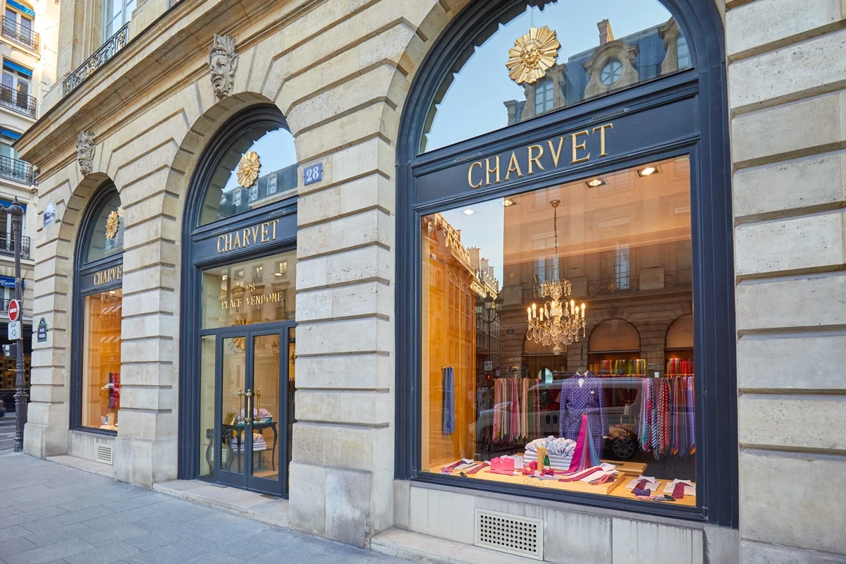 Loja da Charvet em Paris Loja da Charvet em Paris