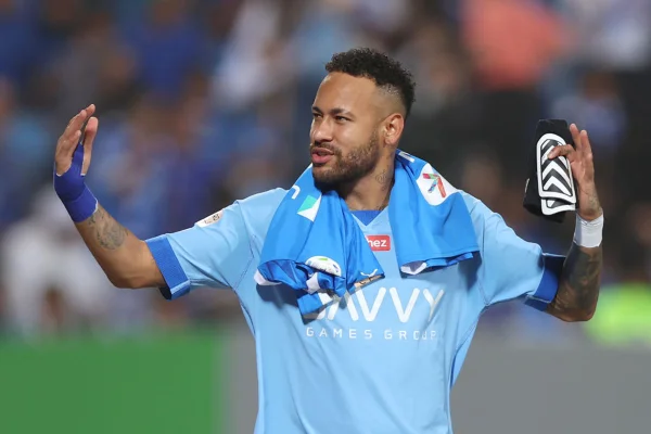 Imagem colorida de Neymar