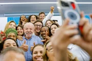 Presidente da República, Luiz Inácio Lula da Silva, durante encerramento da plenária com parlamentares, em BrasíliaFoto: Ricardo Stuckert