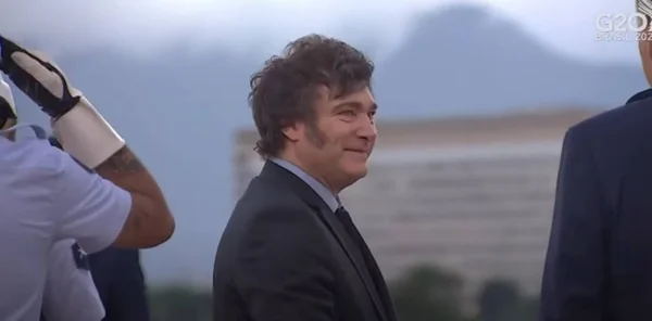 Chegada do presidente da Argentina, Javier Milei, ao Rio de Janeiro - Metrópoles