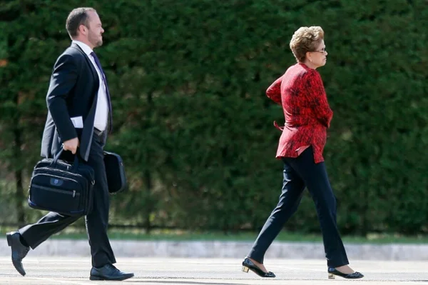 Dilma Rousseff e Anderson Dornelles
