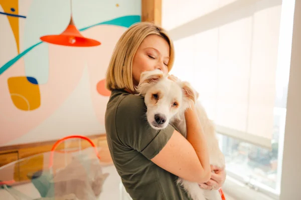 Campanha da Maria Filó com cachorro