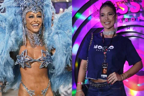 Sabrina Sato convida Virgínia Fonseca para desfilar na Sapucaí (Imagem: Ricardo Borges/Thyago Andrade/Brazil News)