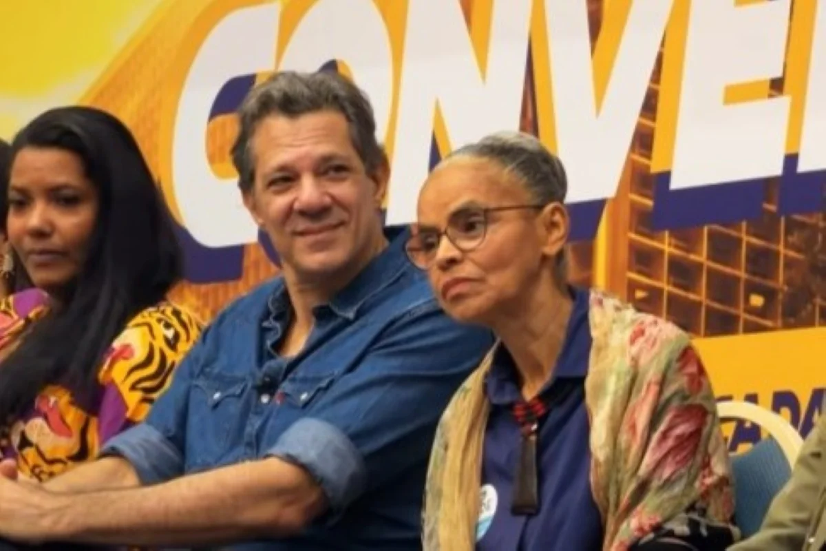 Fernando Haddad (PT) e Marina Silva (Rede) Fernando Haddad (PT) e Marina Silva (Rede)