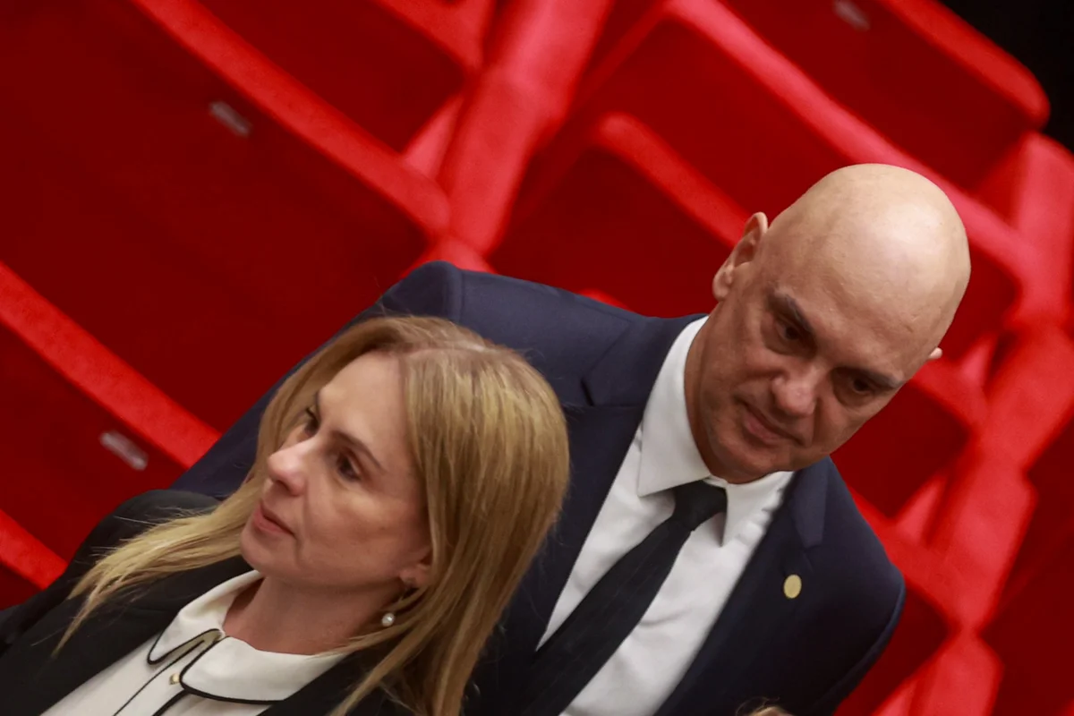 Alexandre de Moraes e sua esposa, Viviane de Moraes Alexandre de Moraes e sua esposa, Viviane de Moraes