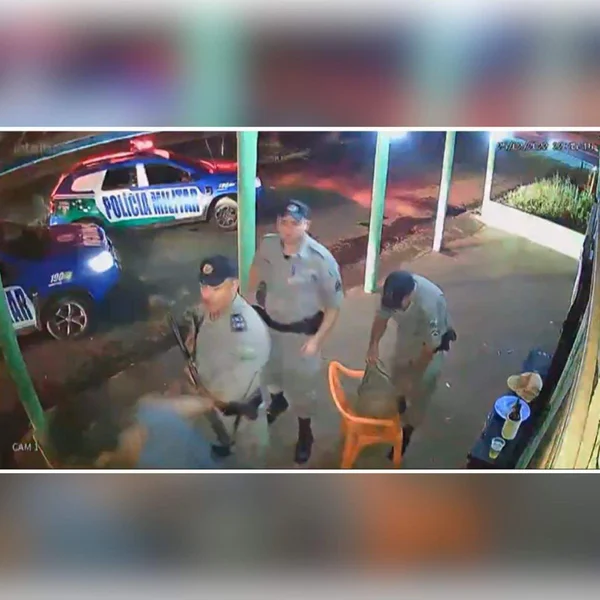 Homem é agredido com tapa no rosto por PM em Goiás
