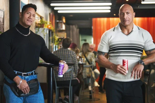 Imagem de divulgação da bebida energética do ator The Rock