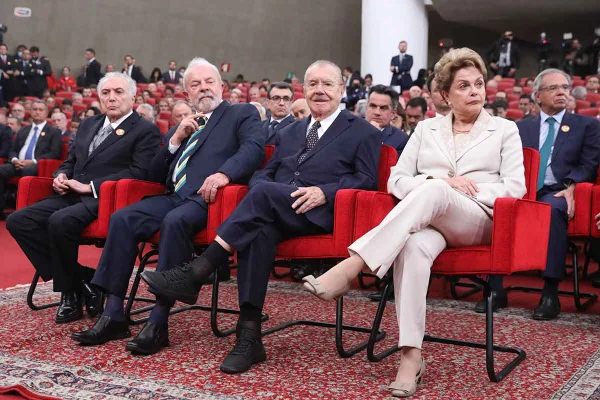 Presidentes na posse do TSE