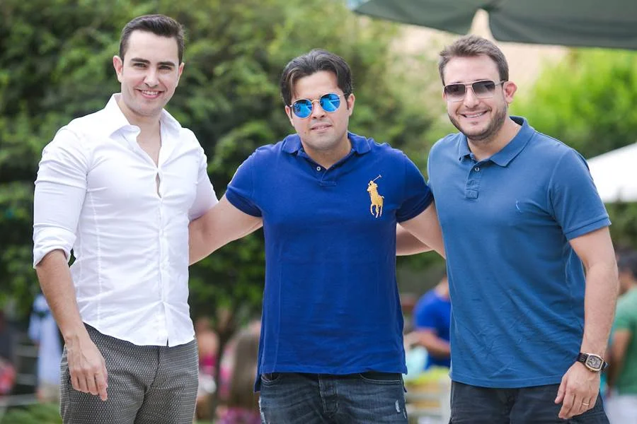 Bernardo Caiado, Bruno Ribeiro e Rafael Lopes Bernardo Caiado, Bruno Ribeiro e Rafael Lopes