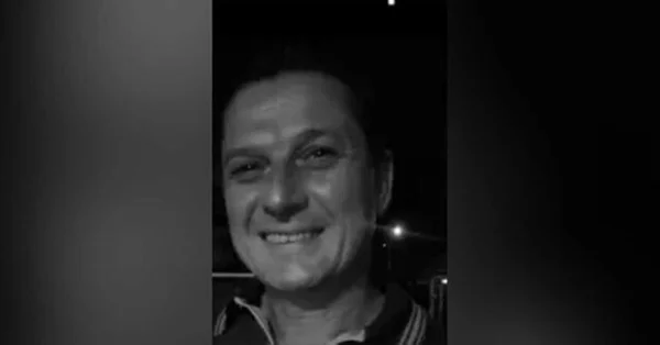 Imagem em preto e branco do empresário Genesi Comira, morto após cair de uma arquibancada em MS - Metrópoles