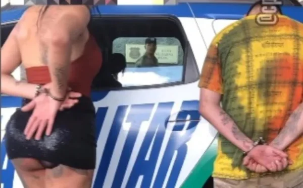 imagem colorida travesti motorista presos motel goias