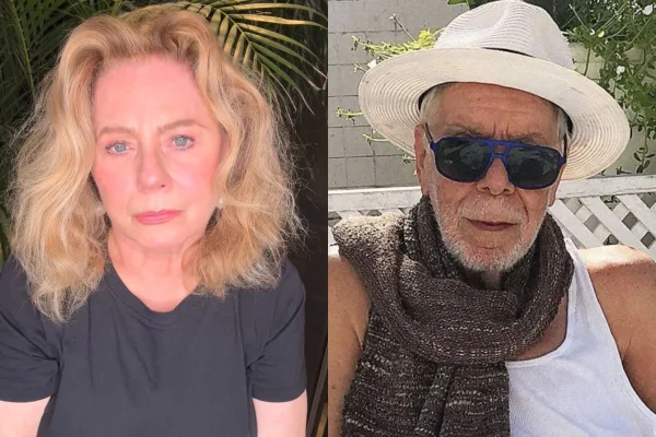 Foto colorida de Vera Fischer e Manoel Carlos - Metrópoles