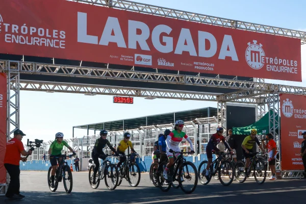 Foto colorida do Mountain Bike do Metrópoles Endurance Ciclismo - Metrópoles
