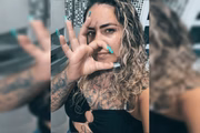 Diaba Loira tinha o corpo todo tatuado