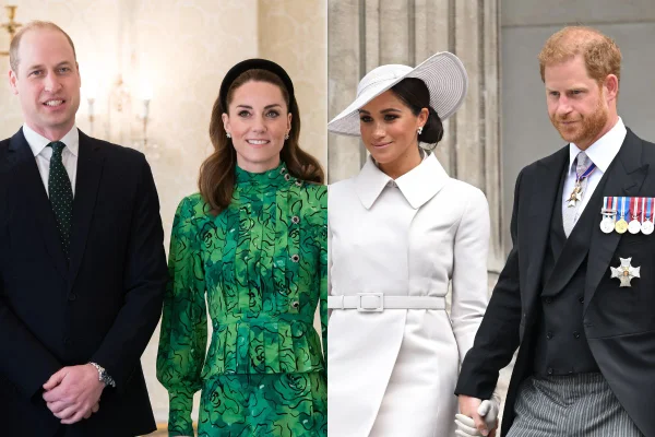 Basta! Kate e William estão fartos do comportamento de Harry e Meghan