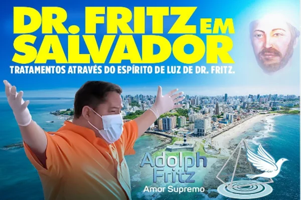 Imagem colorida de Kléber Aran, líder espiritual que se chamava de Dr. Fritz é preso em salvador