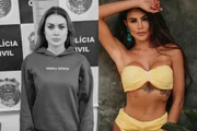 Natacha Horana exibe antes e depois após passar quatro meses presa