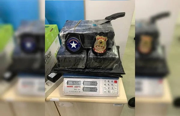 PF apreende 9,5 kg de cocaína no Aeroporto de Brasília