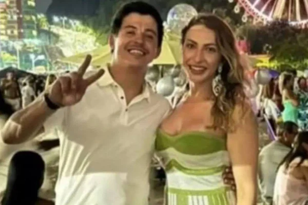 Foto colorida de casal que morreu atropelado em Santa Catarina - Metrópoles