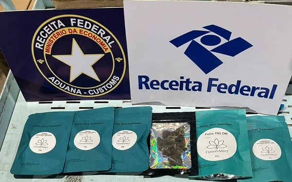Receita Federal apreende maconha e peixes vivos durante operação