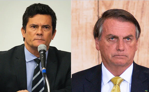 Sergio Moro e Jair Bolsonaro