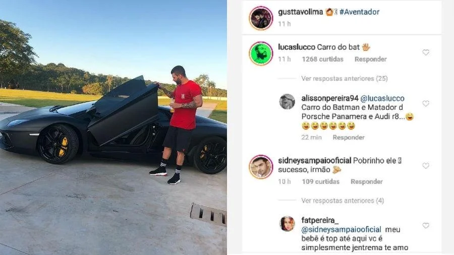 No Brasil, a máquina luxuosa custa cerca de R$ 4,3 milhões e chamou a atenção dos seguidores do artista nas redes sociais No Brasil, a máquina luxuosa custa cerca de R$ 4,3 milhões e chamou a atenção dos seguidores do artista nas redes sociais