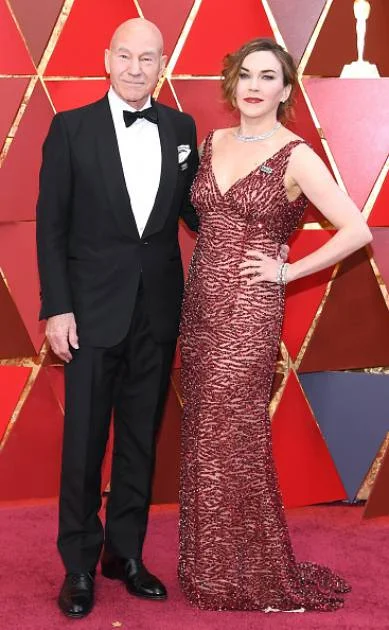 Patrick Stewart e Sunny Ozell Patrick Stewart e Sunny Ozell