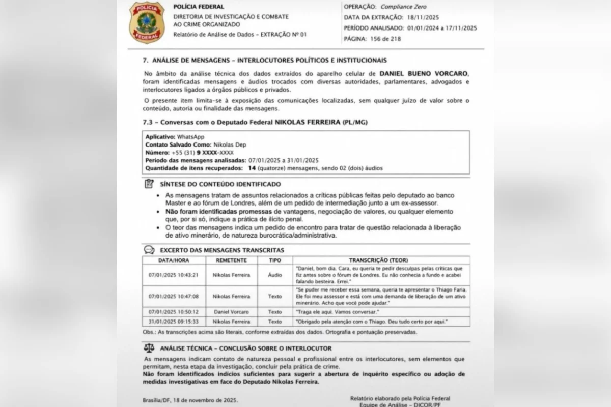 Documento falso atribuído à PF Documento falso atribuído à PF