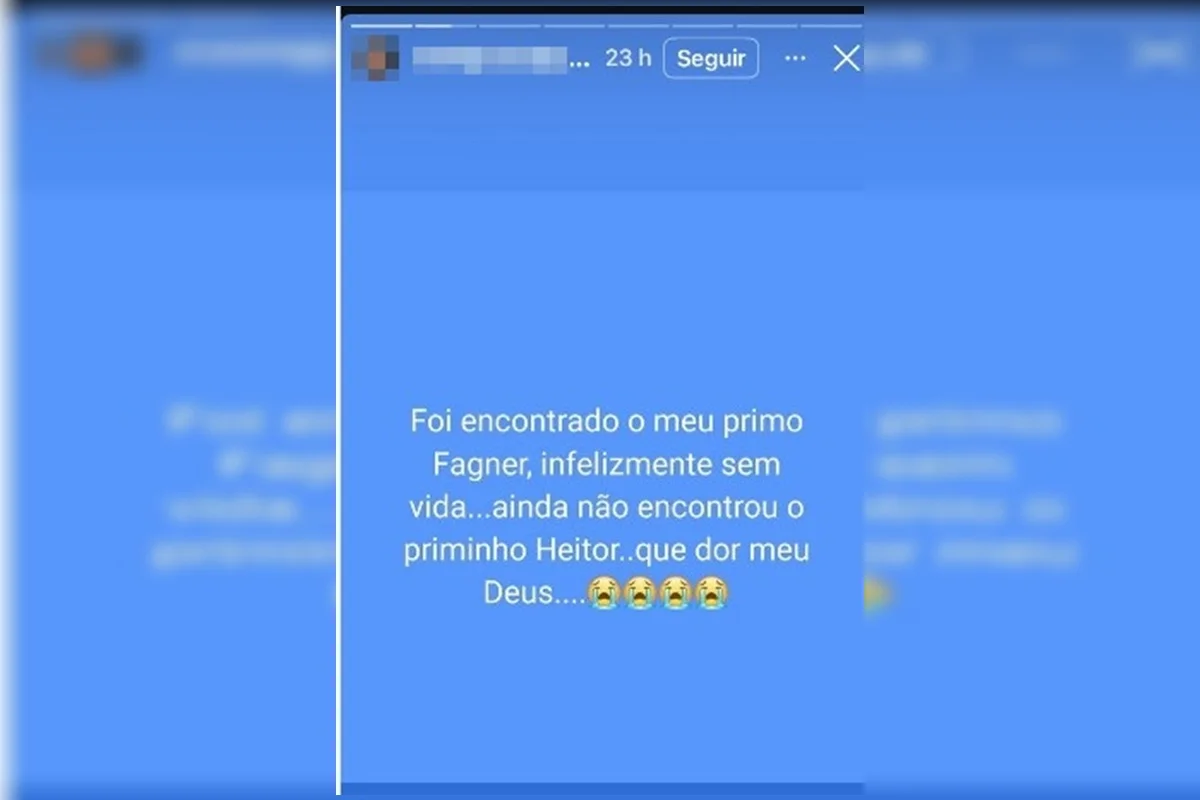 Prima fala sobre os corpos que foram encontrados Prima fala sobre os corpos que foram encontrados