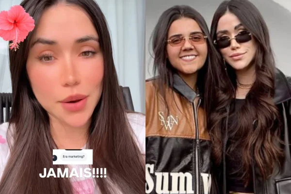 Yasmin Santos e a noiva, Maria Venture