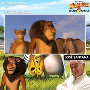 José Santana dublou Rei Leão