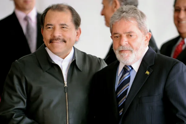 Daniel Ortega e presidente Lula
