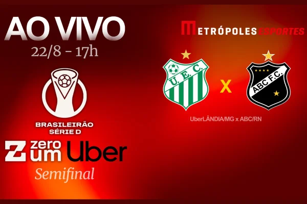 Série D ZeroUm: Metrópoles transmite UberLÂNDIA-MG x ABC-RN ao vivo