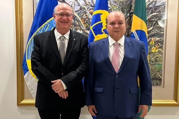 Ibaneis e o presidente do BID, Ilan Goldfajn