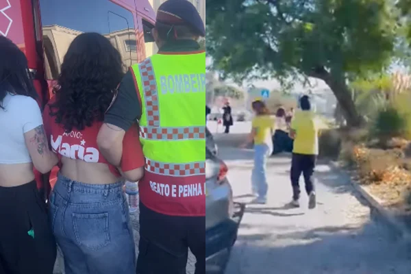 Adolescente recebeu atendimento médico após a agressão