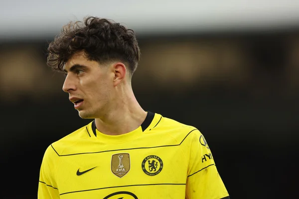 Kai Havertz, atacante do Chelsea, em partida contra o Cristal Palace