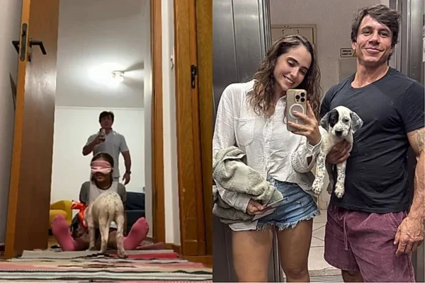 Vídeo: filhote conquista família em aula de puppy yoga e é adotado
