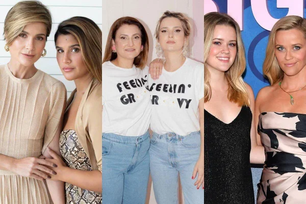 Flávia Alessandra, Giulia Costa, Maria Pena, Lucila Pena, Ava Phillippe e Reese Witherspoon