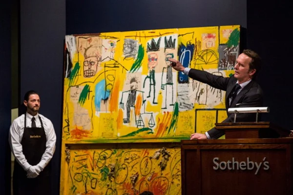 Obra de Basquiat é vendida por R$ 372 milhões em Nova York