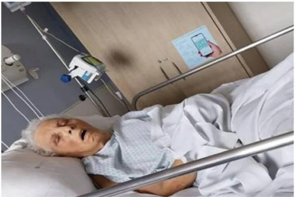 Iamgem colorida de mulher internada em hospital de Sorocaba - Metrópoles