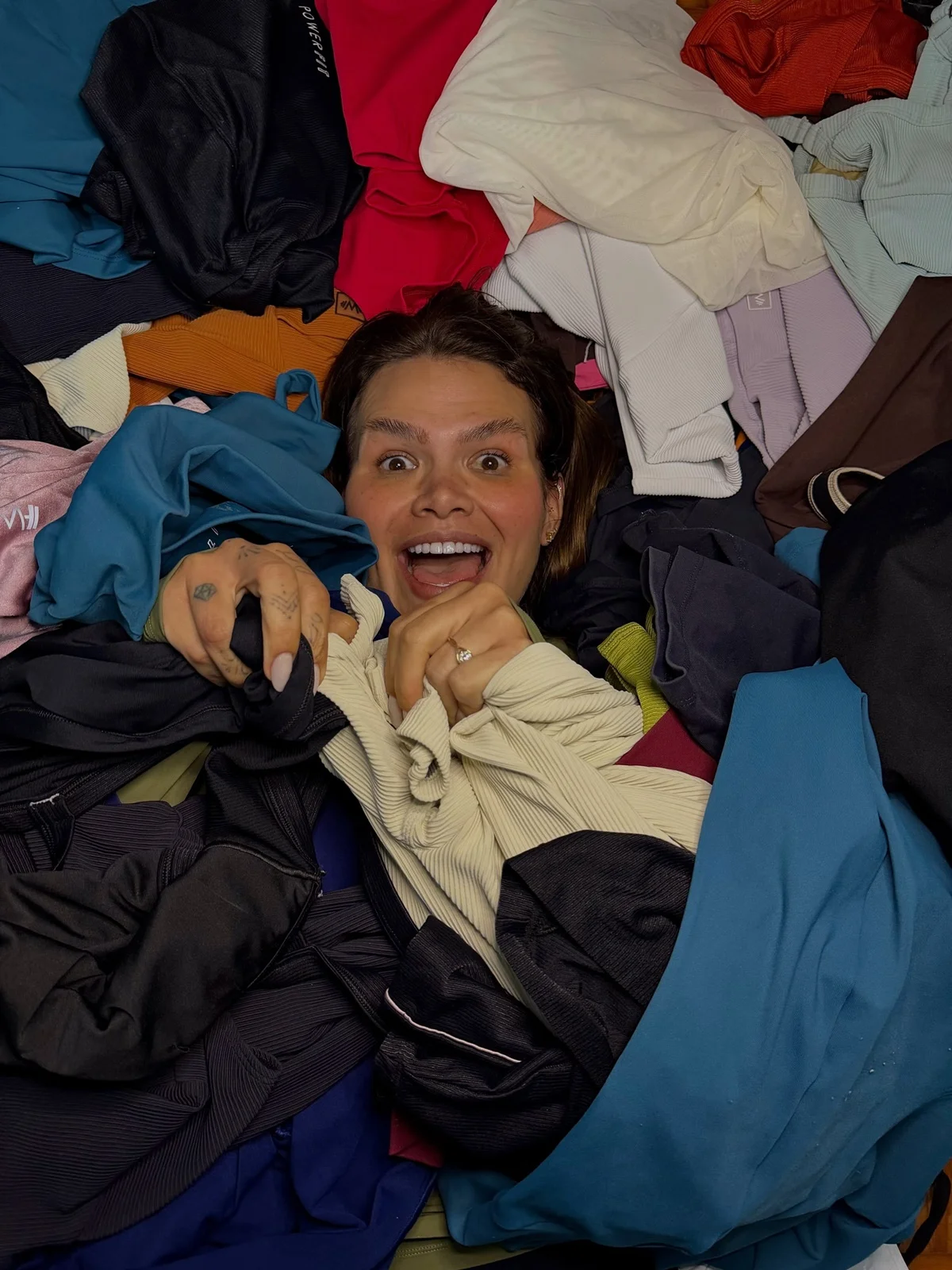Thais Carla revelou detalhes do sorteio das roupas de academia Thais Carla revelou detalhes do sorteio das roupas de academia