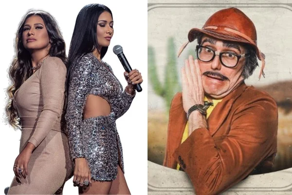 simone, simaria e humorista mucao