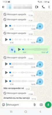 Printed threatening text