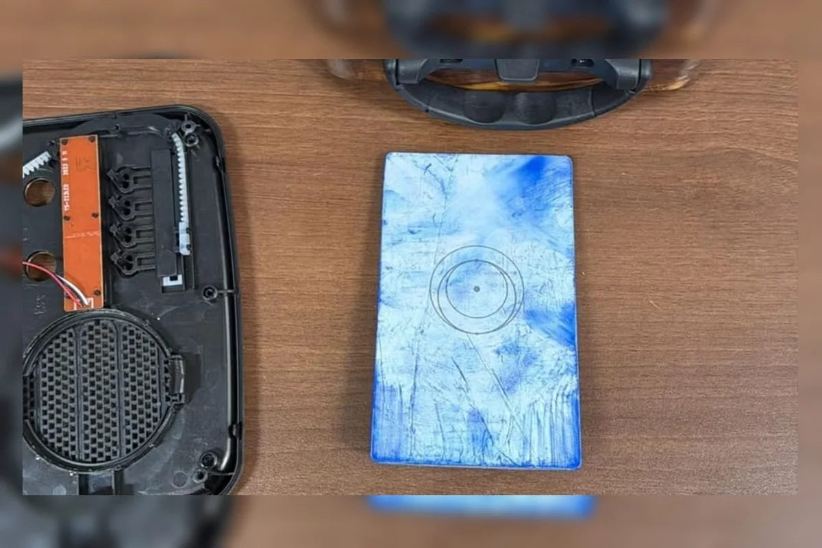 O equipamento foi enviado pelos Correios e estava escondido dentro de um rádio para um detento O equipamento foi enviado pelos Correios e estava escondido dentro de um rádio para um detento