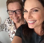 Laura Muller e a mãe Laura Muller e a mãe