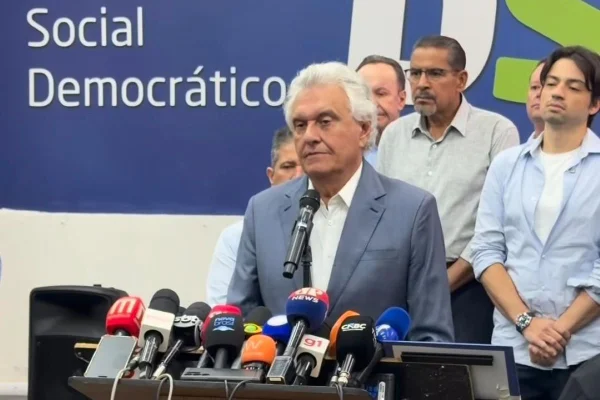 O governador de Goiás e pré-candidato à Presidência da República, Ronaldo Caiado (PSD)