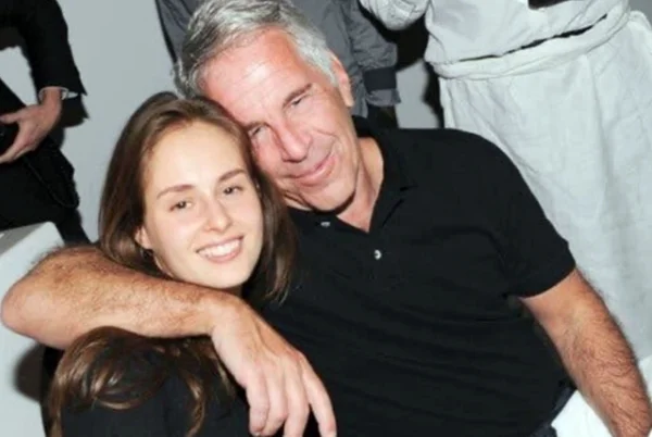 Karyna Shuliak e Jeffrey Epstein - Metrópoles