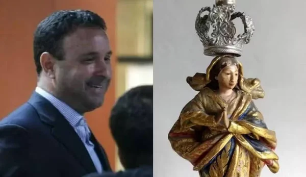 imagem colorida juiz acusado furto imagem sacra